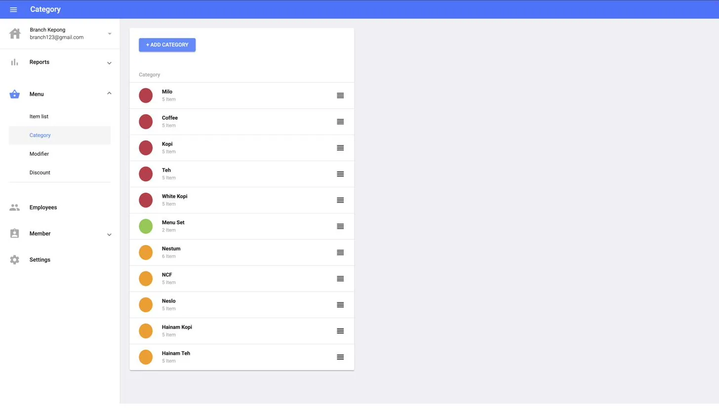 Menu Management