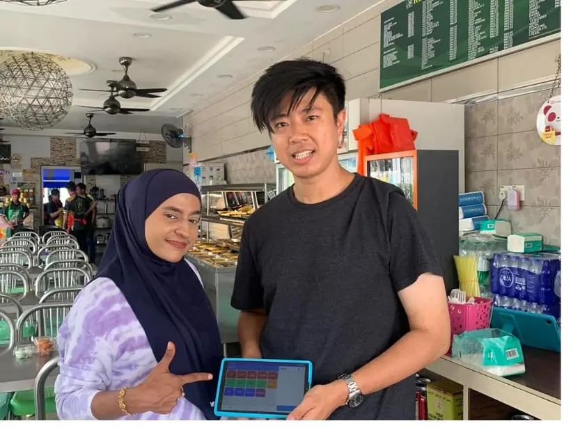 Ezserve POS in use at Restoran Akbar Utama