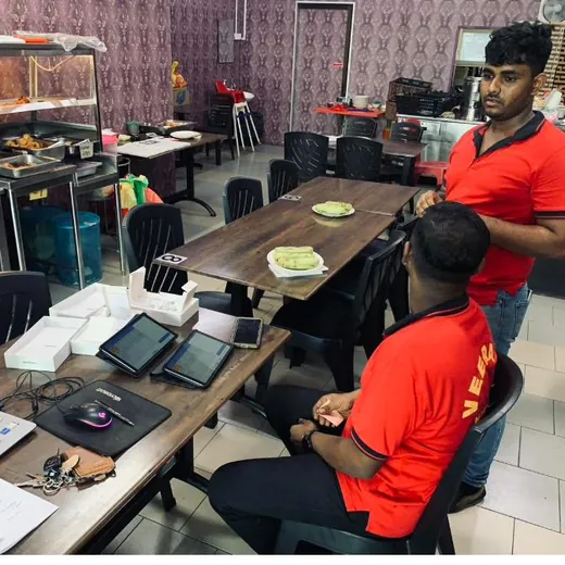 Veera using Ezserve in their shop